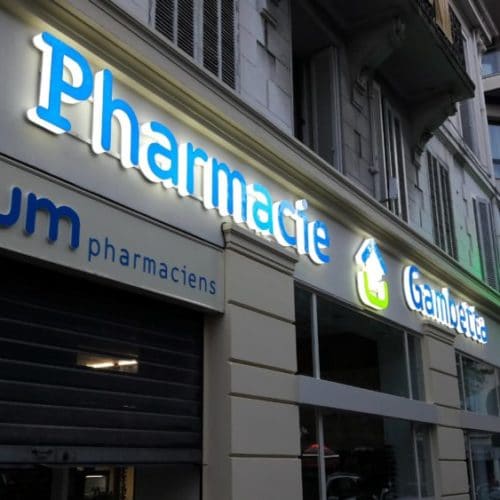 Enseigne lumineuse pharmacie enseigne led pharmacie signalétique intérieur et extérieur pharmacie enseigniste Toulouse