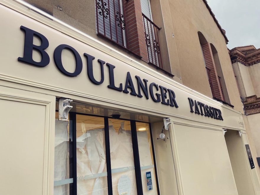 Enseigne led Toulouse boulangerie Muret