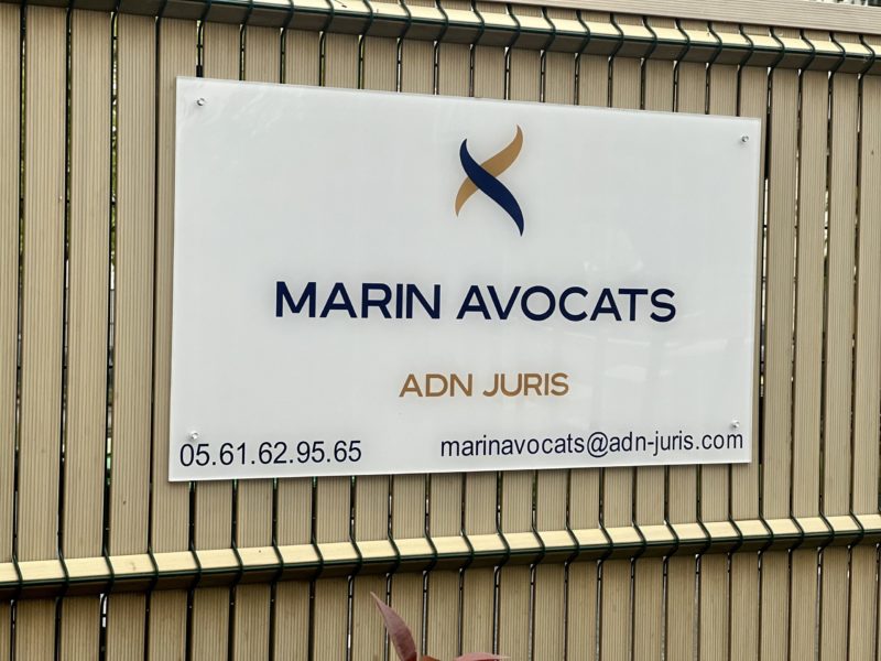 Signalétique Toulouse Avocat