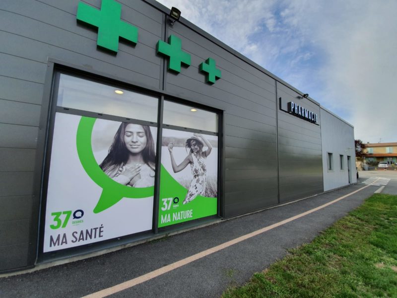 Marquage vitrine Toulouse signalétique