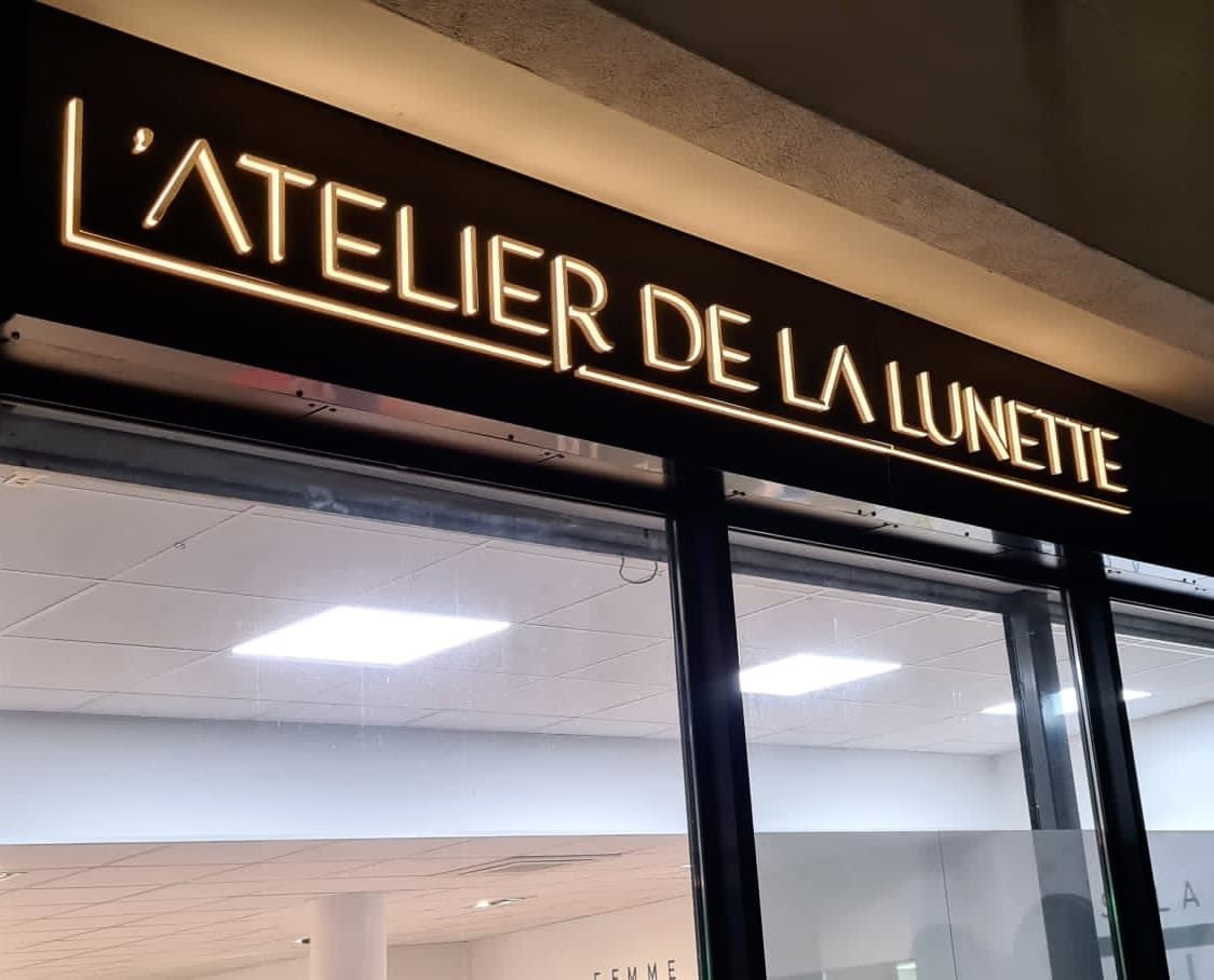 Enseigne lumineuse opticien