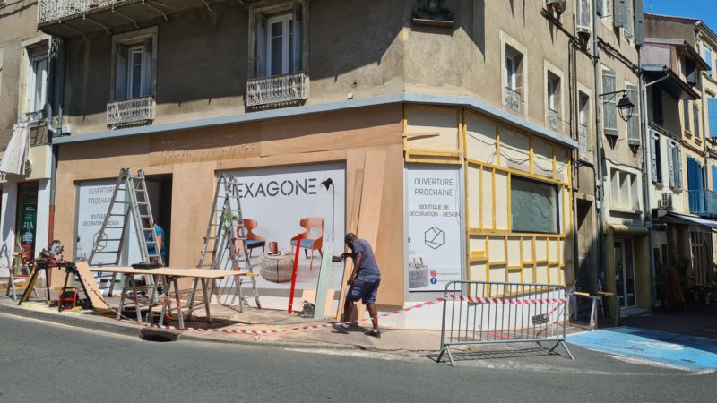 Habillage façade Toulouse enseigne