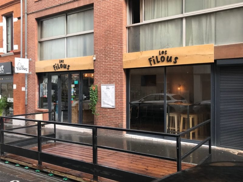 Enseigne lettres découpées restaurant Toulouse signalétique