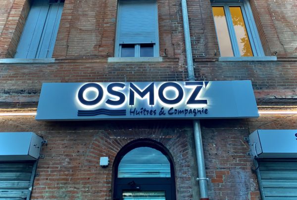 Enseigne lumineuse Osmoz Toulouse