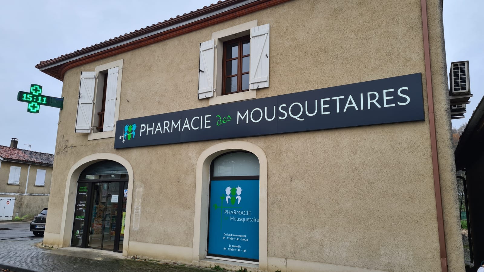 Enseigne Led Toulouse pharmacie