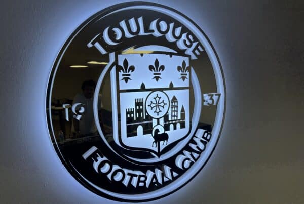 Enseigne lumineuse Toulouse Football Club