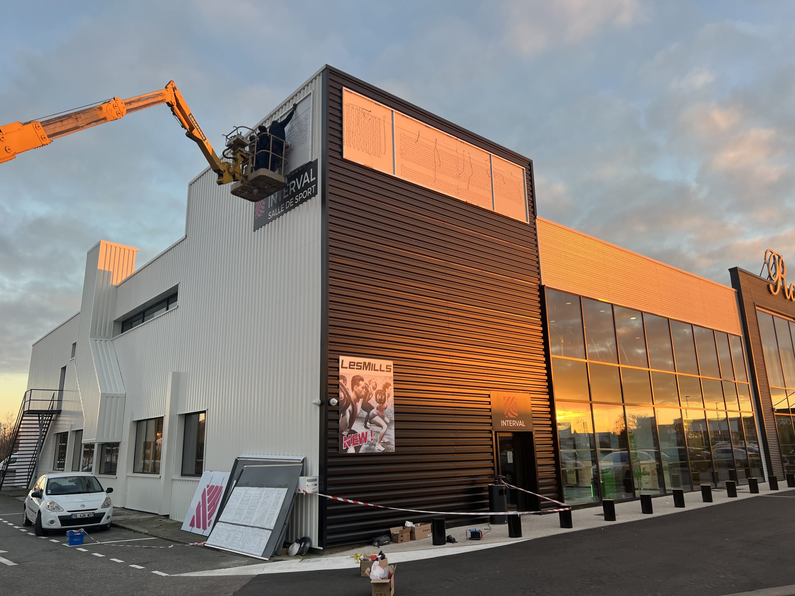 Enseigne lumineuse salle de sport