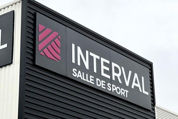 Enseigne lumineuse salle de sport