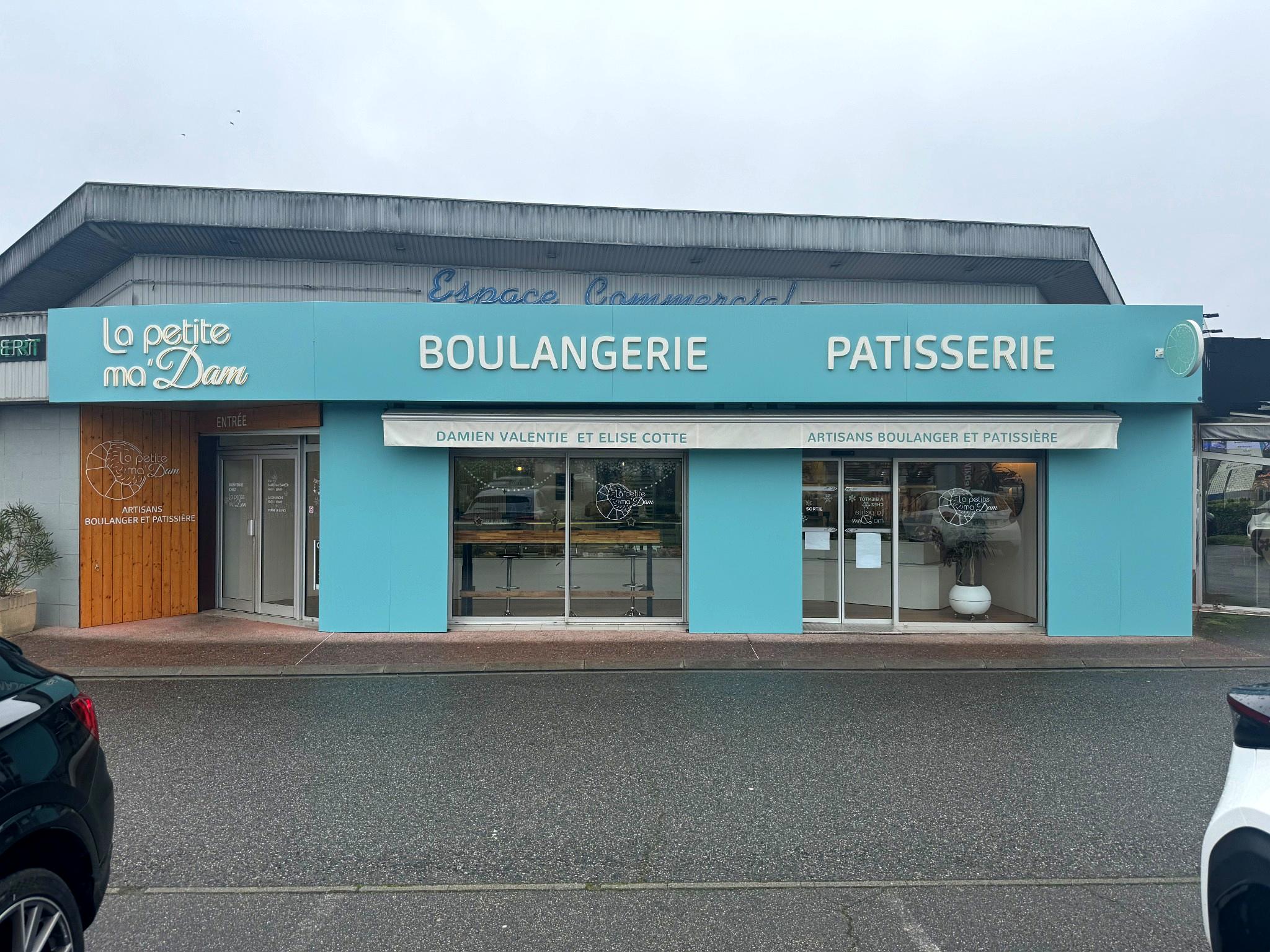 Enseigne lumineuse rétro éclairée Boulangerie