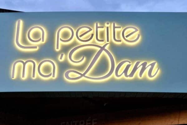 Enseigne lumineuse rétro éclairée Boulangerie