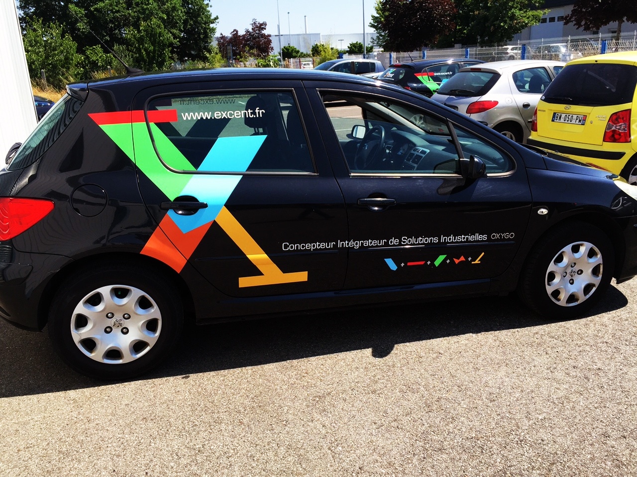Marquage-publicitaire-voiture-Toulouse-Flocage-Excent