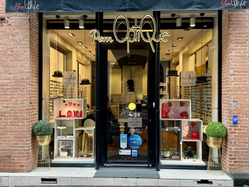 Enseigne lumineuse opticien à Toulouse