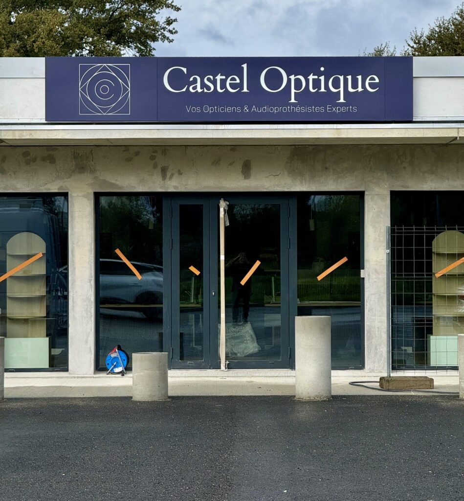 Enseigne lumineuse Castel Optique Toulouse